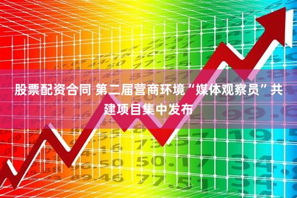 股票配资合同 第二届营商环境“媒体观察员”共建项目集中发布