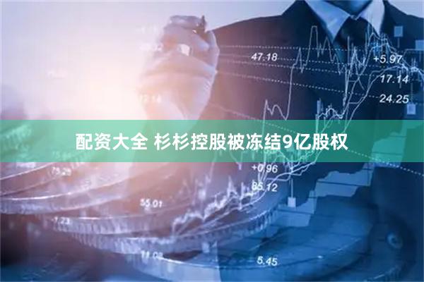 配资大全 杉杉控股被冻结9亿股权